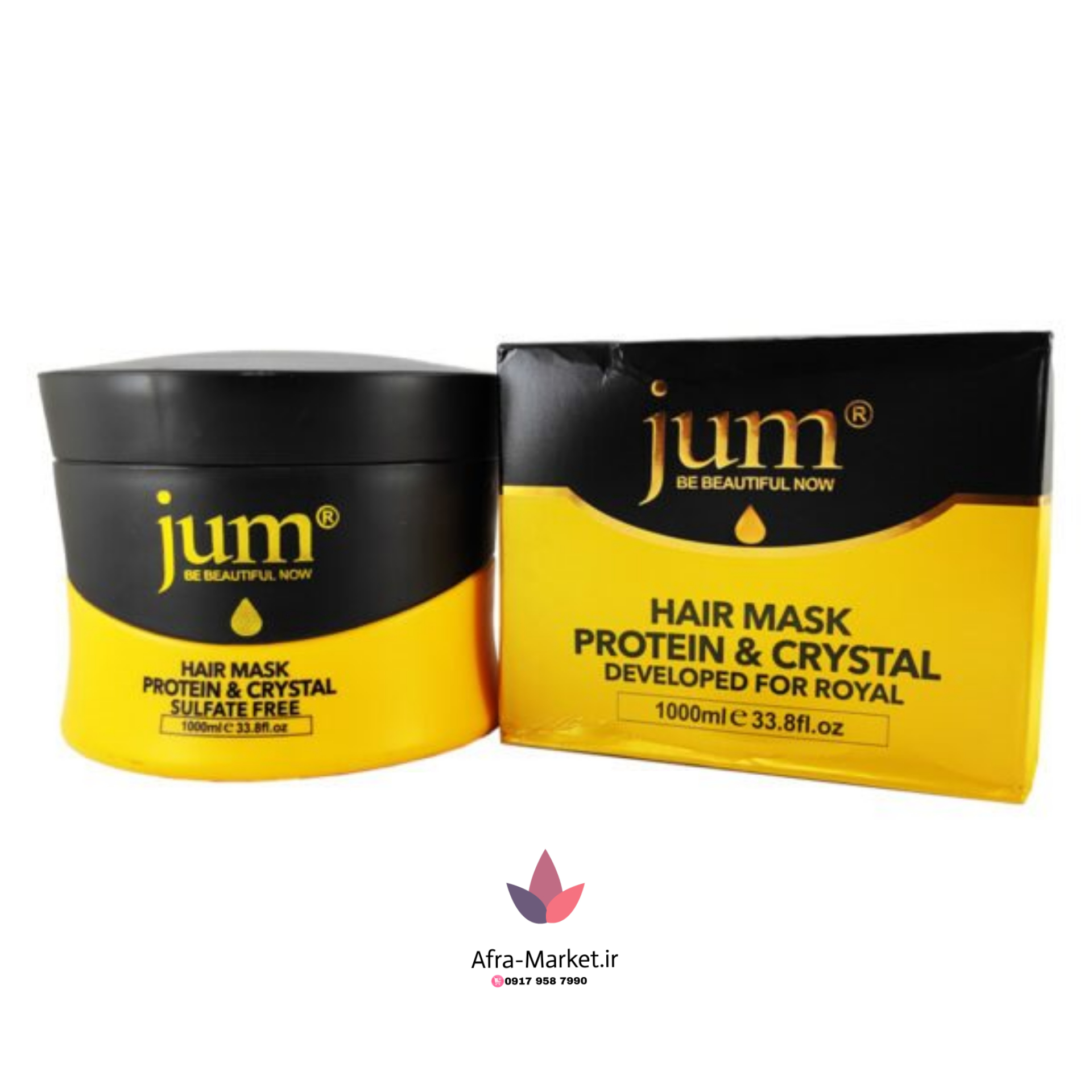 ماسک مو بدون سولفات جام jum
