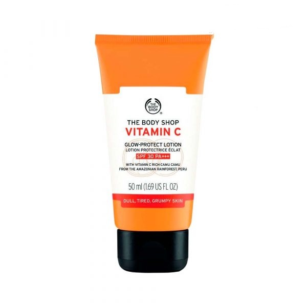 لوسیون ضد آفتاب و روشن کننده بادی شاپ حاوی ویتامین سی (ضمانت اصل) SPF30