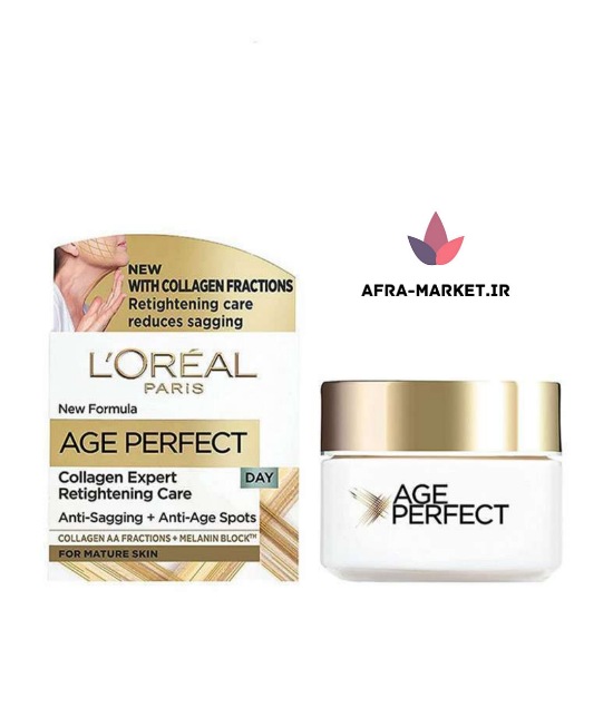 کرم آبرسان روز ضدپیری لورال ایج پرفکت LOreal Age Perfect حجم 50 میل