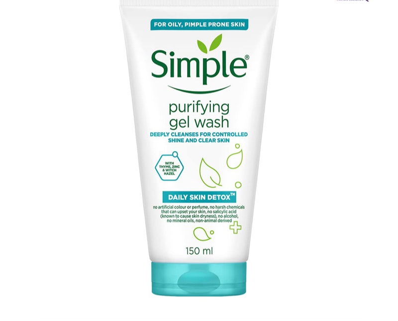 ژل شستشوی پوست چرب و مختلط سیمپل مدل Purifying حجم ۱۵۰ میل