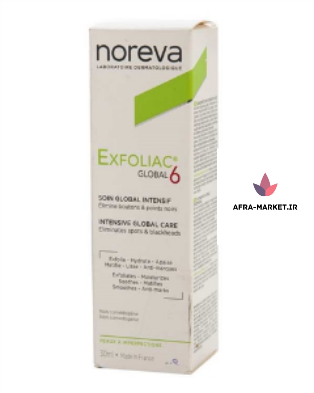 کرم ضد جوش نوروا  مدل گلوبال Exfoliac6