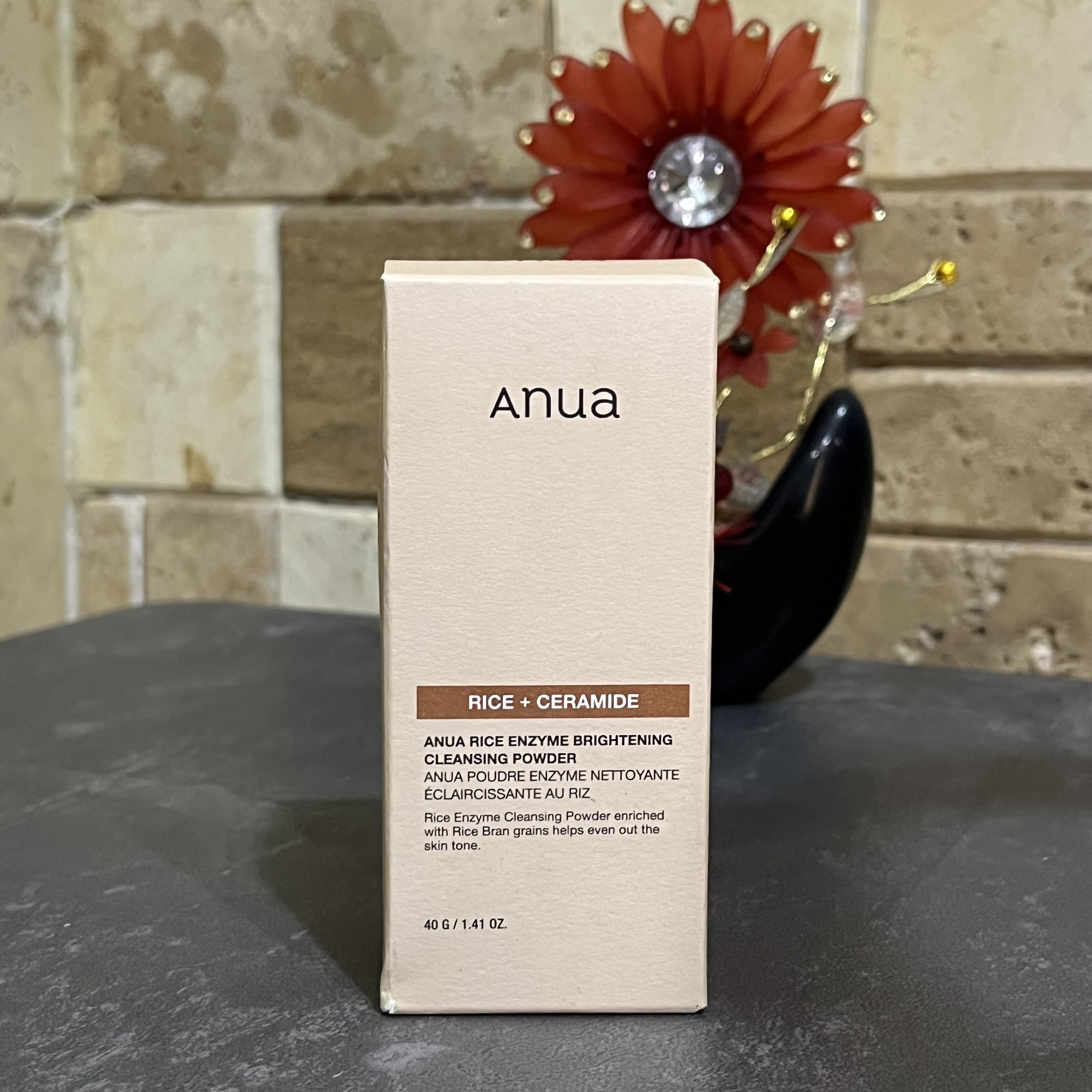 پودر پاک کننده و روشن کننده برنج آنوا (Anua Rice Enzyme Brightening Cleansing Powder)