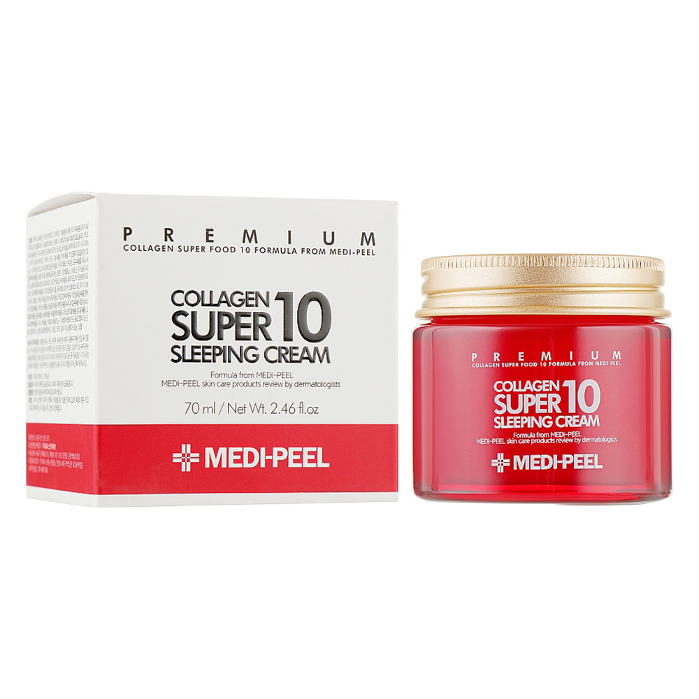 کرم شب سوپر کلاژن مدی پیل ضد چروک و جوانساز پوست  70ml اصل