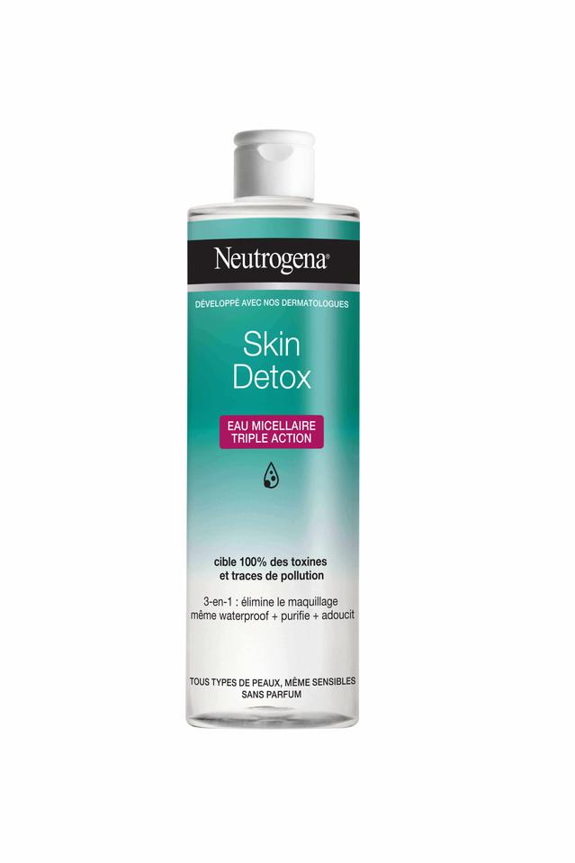 میسلار واتر مدل Skin Detox مناسب انواع پوست حجم 400 میل نوتروژینا